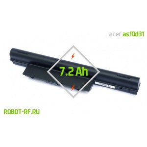 Аккумулятор-батарея as10d31, as10d81, as10d51 для ноутбука Acer, большой ёмкости 7.2Ah